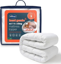 Silentnight Self Heating Single Mattress Topper Heat Reflecting Foil Thermal