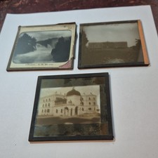 3x MAGIC LANTERN SLIDES NORWAY