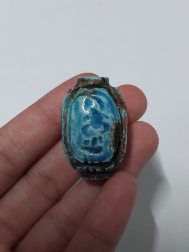 Egyptian scarab blue - egyptian,