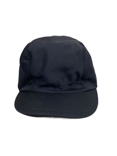 Prada cap nylon - black, men's