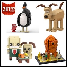 Wallace & Gromit Rocket Building Blocks Village Set Gift for Kids Boys Girls