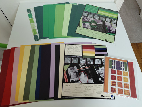 Creative memories paper - memories, bundle