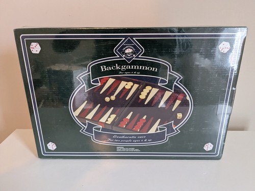Backgammon game set faux - backgammon,