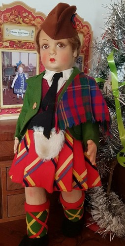 Antique doll lenci - doll,