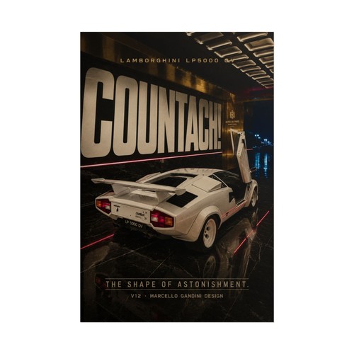 Lamborghini countach poster - lamborghini,