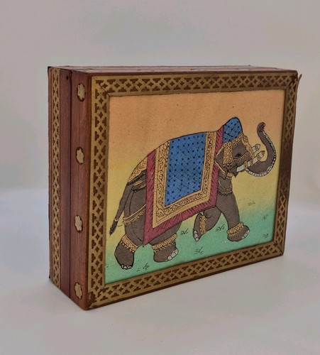 Vintage indian wooden - indian,