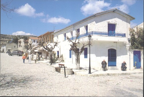 Vintage cyprus omodos village - vintage,