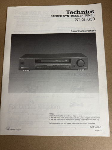 Technics gt630 stereo - technics,