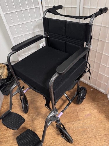 Aidapt foldable wheelchair - wheelchair, in