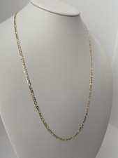 10k Yellow Gold Solid Figaro