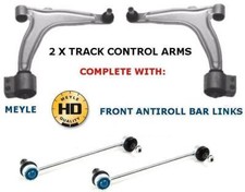 FOR SAAB 9-3 AERO TiD TURBO LOWER SUSPENSION WISHBONE ARMS 2 MEYLE HD LINKS PAIR