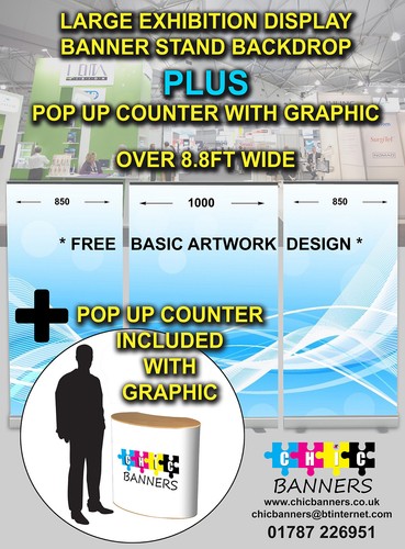 Exhibition display banner - exhibition,