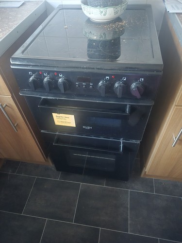 Bush electric cooker black - bush,