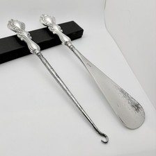 Pair Sterling Silver Button