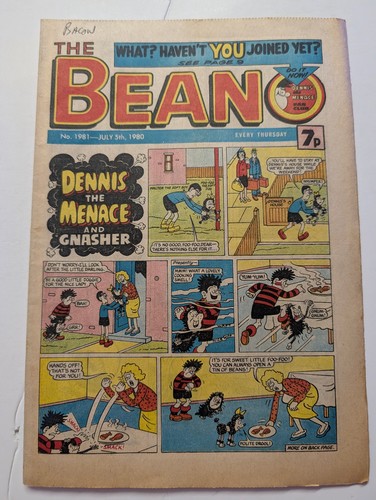 Beano comic 1981 july - beano, 1981,