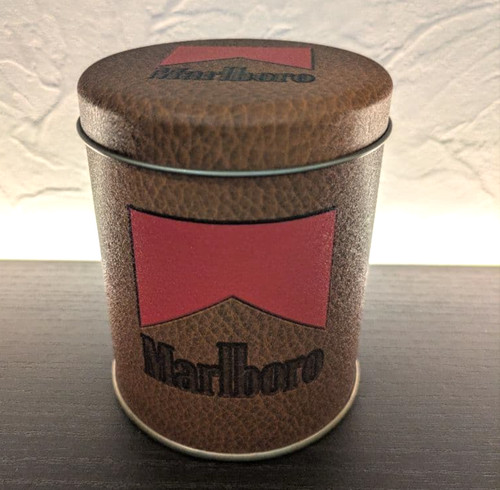Marlboro 1997 empty steel can - steel,