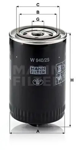 Oil filter spin - oil, spin-on