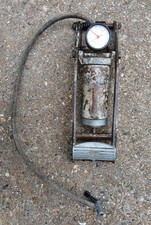 Vintage Sutty Footpump With Gauge For Restoration