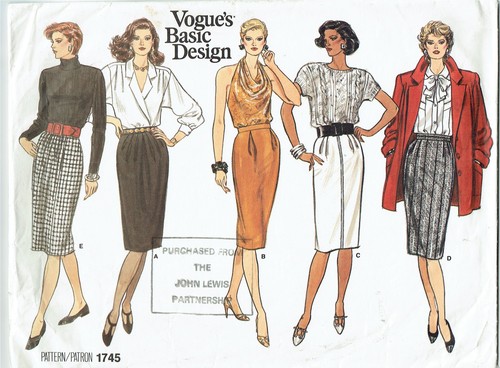 Vogue 1980s vintage sewing - vogue,