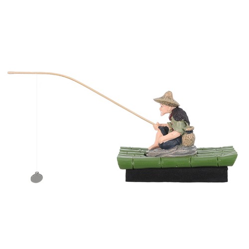 Realistic fisherman aquarium - realistic,