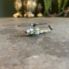 💥Micro Machines Military II. Green apache helicopter. 1988. Rare Series. 