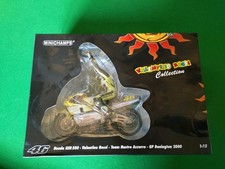 Minichamps 1-12 Honda NSR 500 Valentino Rossi GP Doninton 2000 Boxed With Stand 