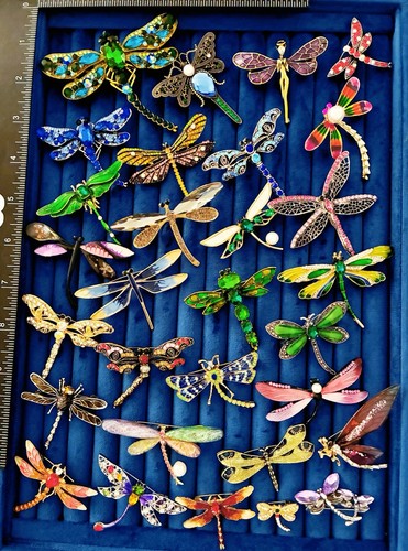 Lot dragonfly brooch - 30,