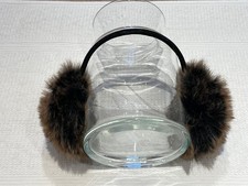 Chocolate brown faux - faux, fur