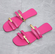 Summer Ladies Square Toe Flat