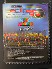 HAPPY MONDAYS - ECLIPSE 99 - 1999 A3 ADVERT POSTER L170