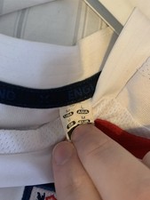 England Football Shirt Mens Large White 2007 - 2009 Umbro Home Strip