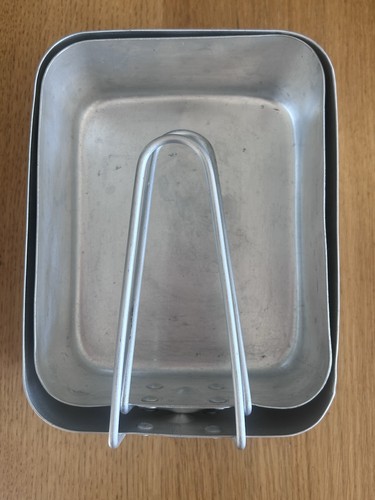 Aluminium nesting mess - aluminium, tins