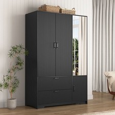 Wooden LED Armoires Wardrobe