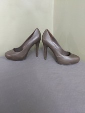 ASH KHAKI PLATFORM HIGH HEEL