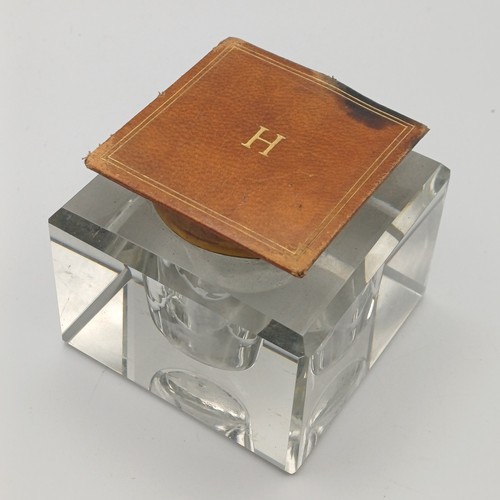 Antique cut glass - cut, ink