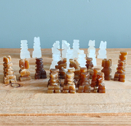 Small handmade carved natural - carved,