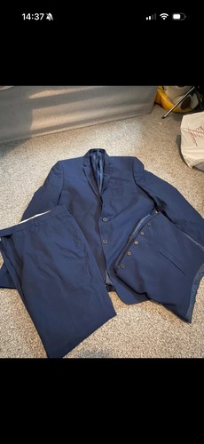 Men navy piece suit - navy,