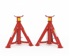 Jack Stands Pair Foldable 2-Ton Lifting Capacity Car Jack Support Red Axle Stand