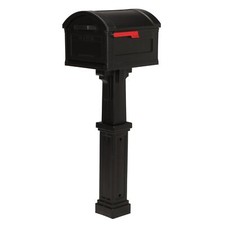 Extra Large Black Mailbox with