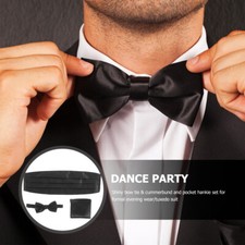 3 Pcs Cumberband for Men Black