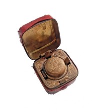 Antique victorian red leather - antique,