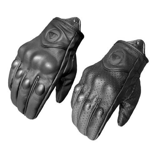 Vented leather motorbike - leather,