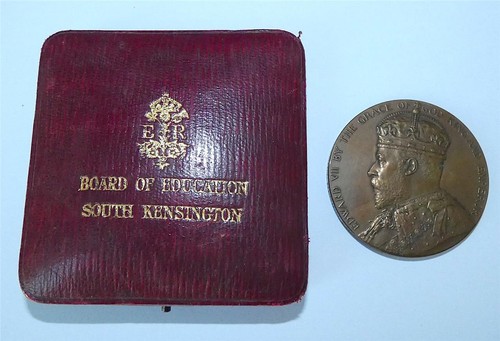 1909 board education bronze - board, of