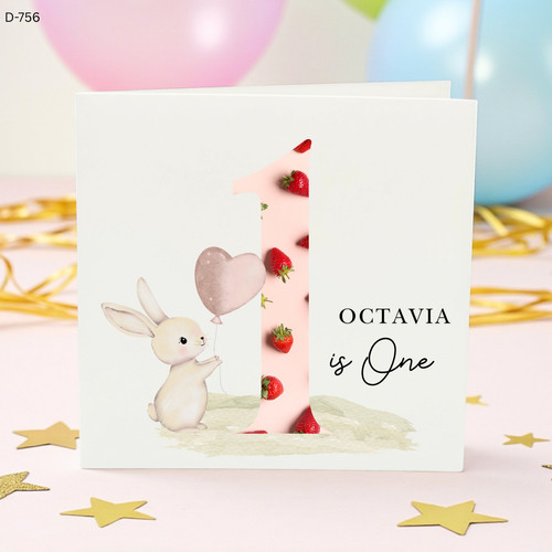 1st birthday card - 1st,