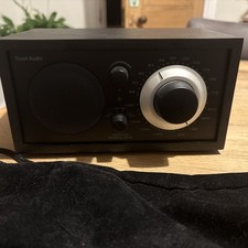 Tivoli Radio - Model One BT FM AM  + Bluetooth - Black Wooden Cabinet Dial Tuner