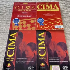 CIMA Study Texts x 4 -