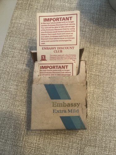 Vintage embassy 20s cigarette - embassy,