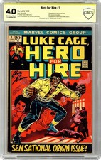 Power Man and Iron Fist Luke Cage #1 CBCS 4.0 Witnessed Sig Thomas 1972