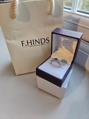 Hinds white gold engagement - ,