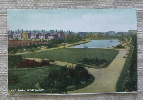 Postcard the park west - park, kirby